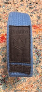 Kingz Absolute Premium Belt Blue Jiu-Jitsu Martial Arts Brazilian Training Gear