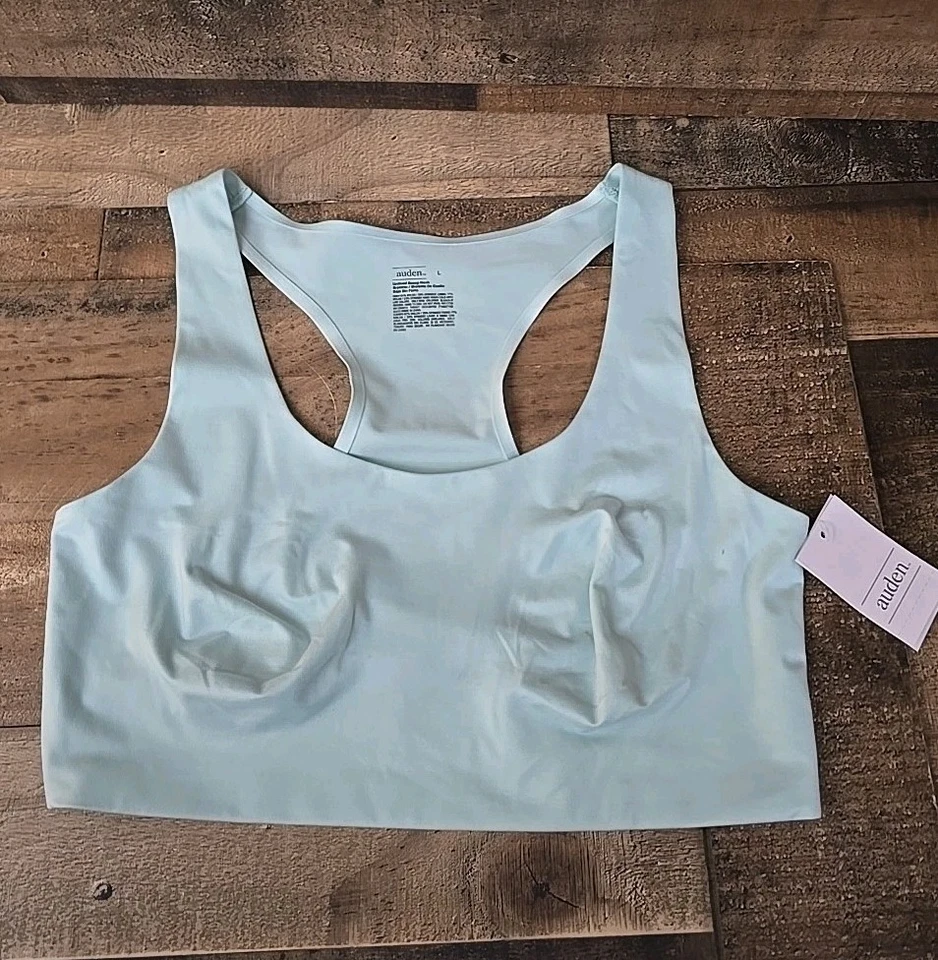 Lote de 3 Bralette Auden Sin Forro Cuello Redondo Mujeres Grande Tan Suave Pullover Elástico Foto 2 de 4