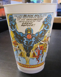 Marvel Comics 7-11 Slurpee Cup- The Imhumans  wraparound art