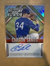 Carson Sands: 2014 Panini Draft Picks Prospect Signatures Autograph #78 Chi Cubs