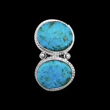 Navajo Handmade Ring • Royston Turquoise • Size 5.75 • Native American