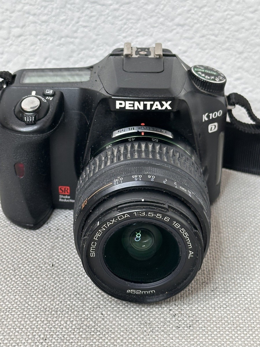【D3109】 PENTAX K100D / DAL 18-55 3.5-5.6 Pentax K100D Digital Camera Body SR & SMC Pentax-DA 18-55mm F3.5