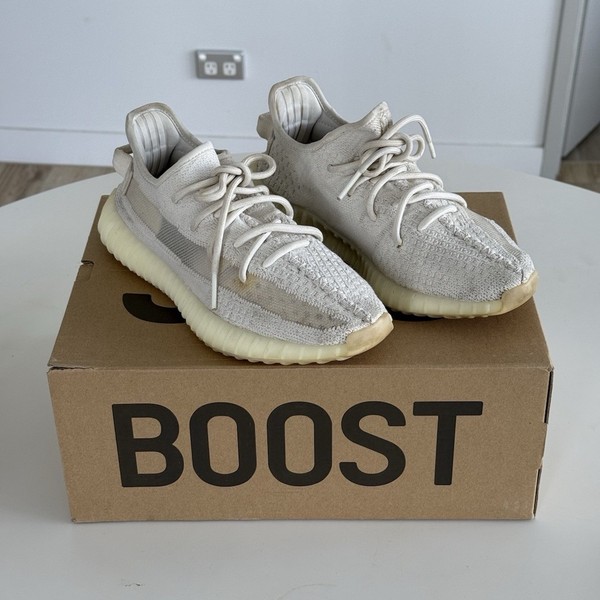 adidas Yeezy Boost 350 V2 Bone Men’s Low Top Lace Up White US 6.5 2022