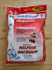 Janitized JAN-NFBACK-2(10) Premium Replacement Commercial Vacuum Paper Bag...
