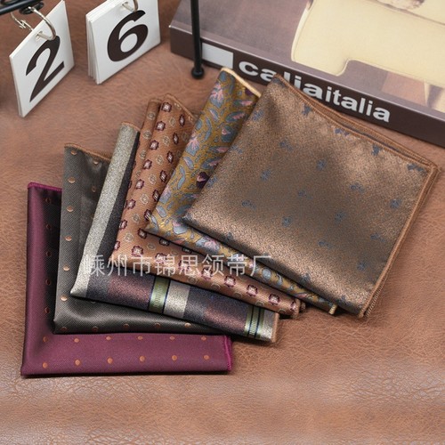 Vintage Paisley Square Pocket Chest Business Suit Accessories Men's Handkerchief - 第 4/35 張圖片