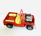 1971 Matchbox Lesney Superfast No. 2 RED Jeep Hot Rod England Vintage Toy