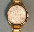 Fossil Flynn Chronograph Gold-Tone Stainless Steel Watch - Men's RTG/JE