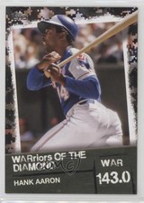 2020 Topps Warriors of the Diamond Black 21/299 Hank Aaron #WOD-3 HOF o7m