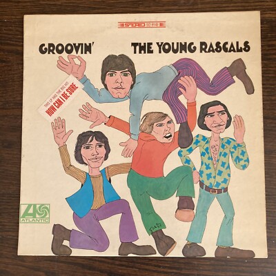 YOUNG RASCALS Groovin' ATLANTIC LP SD-8148 hype sticker VG+ VG+