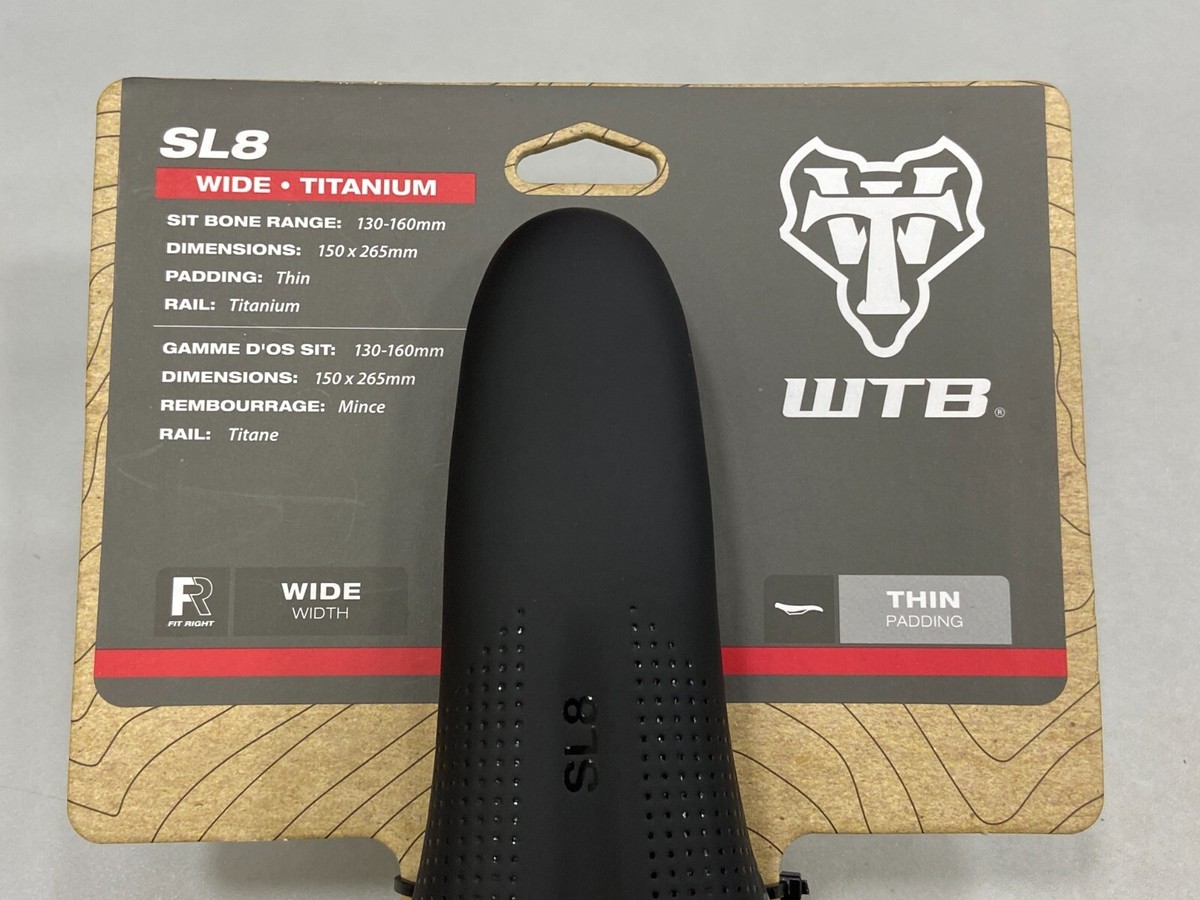 WTB Sl8 Saddle - Titanium Black Wide for sale online | eBay WTB Sl8 Saddle - Titanium Black Wide for sale online | eBay