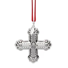 Reed & Barton 2023 Annual Sterling Silver Cross Ornament, 53rd Ed., Brand New