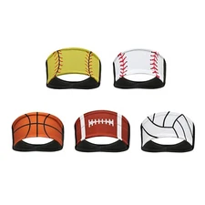 5PCS Headband Stretch Sports Yoga Gym Hair Band Head Wrap Sweatband Women Men
