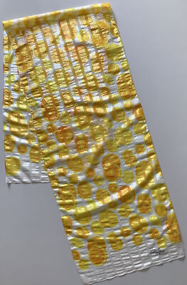 ^ Ein Orangen und Zitronen Design Vintage Damen Chiffon Schal von Cornelia James
