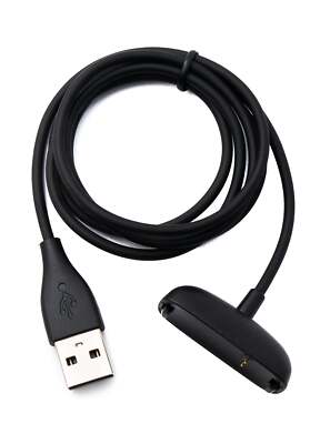 SYSTEM-S USB 2.0 Kabel 94 cm Ladekabel für Fitbit Inspire 2 Smartwach in