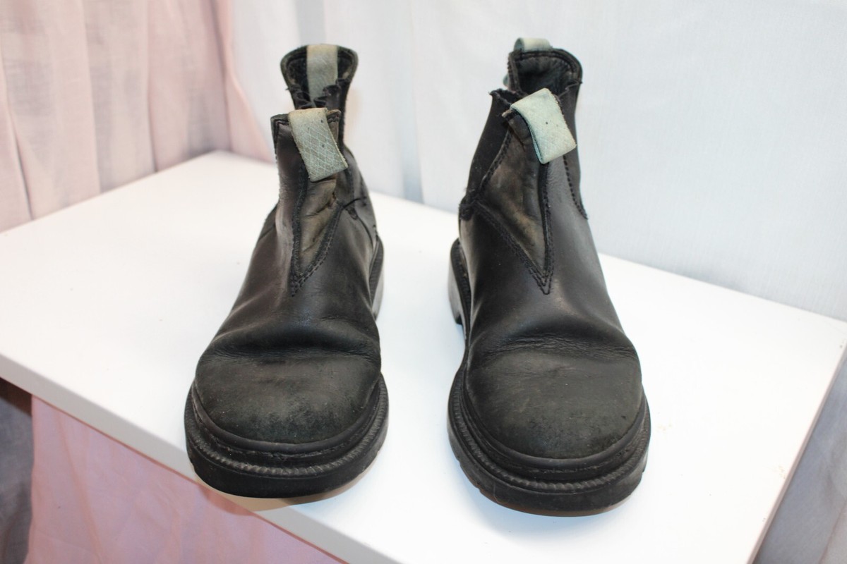 All Saints Creed Leather Chelsea Boot Black Size 10 Mens All Saints Creed Distressed Leather Chelsea Black Leather  main image 2