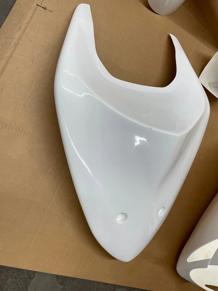 Kit de carrocería carenados de fibra de vidrio Kawasaki zx10r 2006-2007 carreras (menos anti corrientes de aire) Foto 4 de 4