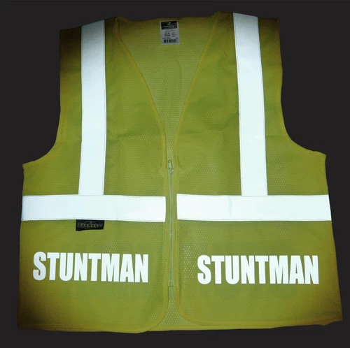 Stuntman safety vest with REFLECTIVE design , movie production, film crew, image 3