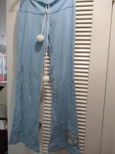 Disney Sassy Girl Leggings Jogging Pants With pom- poms NEW NEVER WORN CUTE 