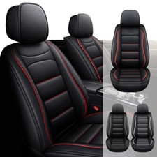 Car Frontrear Cushion Pad 5 Seat Covers Pu Leather For Ford Ranger 2019-2025