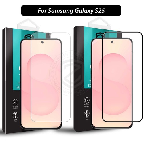 For Samsung S25 S24 S23 S22 S21 S20 Ultra FE S10 Tempered Glass Screen Protector - Photo 13 sur 72