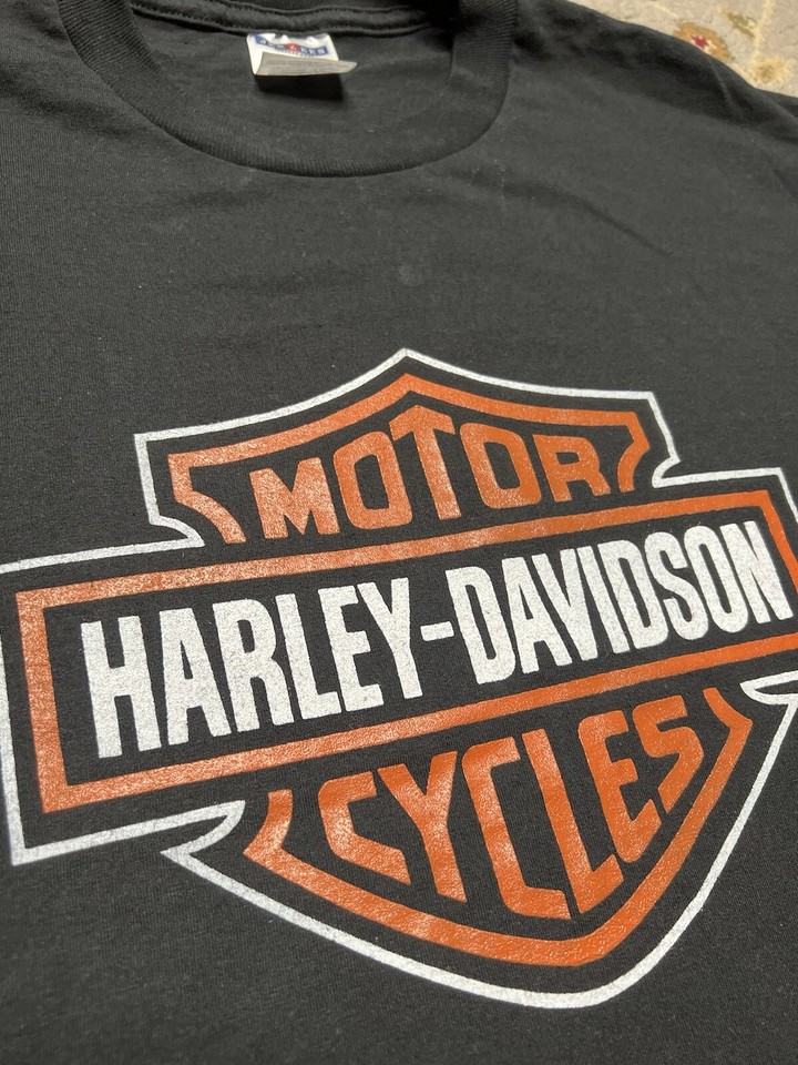 Harley Davidson T Shirt Y2K Vintage Gatto Tarentum PA Men’s XL eBay