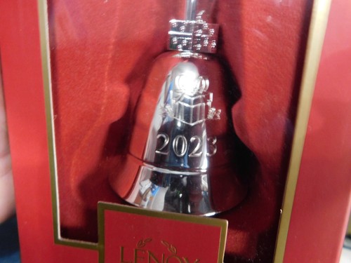 Lenox Christmas Musical Bell Ornament 2023 #894464 Winding Music New In Box - 第 4/5 張圖片