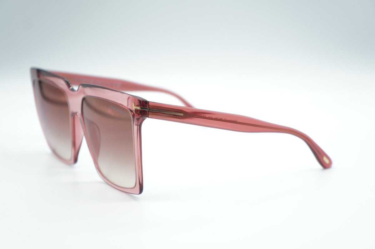 NEW TOM FORD TF 764 72G TRANSPARENT PINK BROWN AUTHENTIC  display picture 2