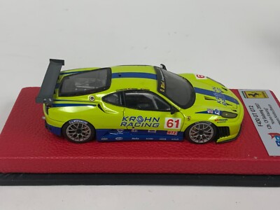 1/43 BBR Ferrari F430 GT 2007 Sebring Krohn racing Car #61 Leather