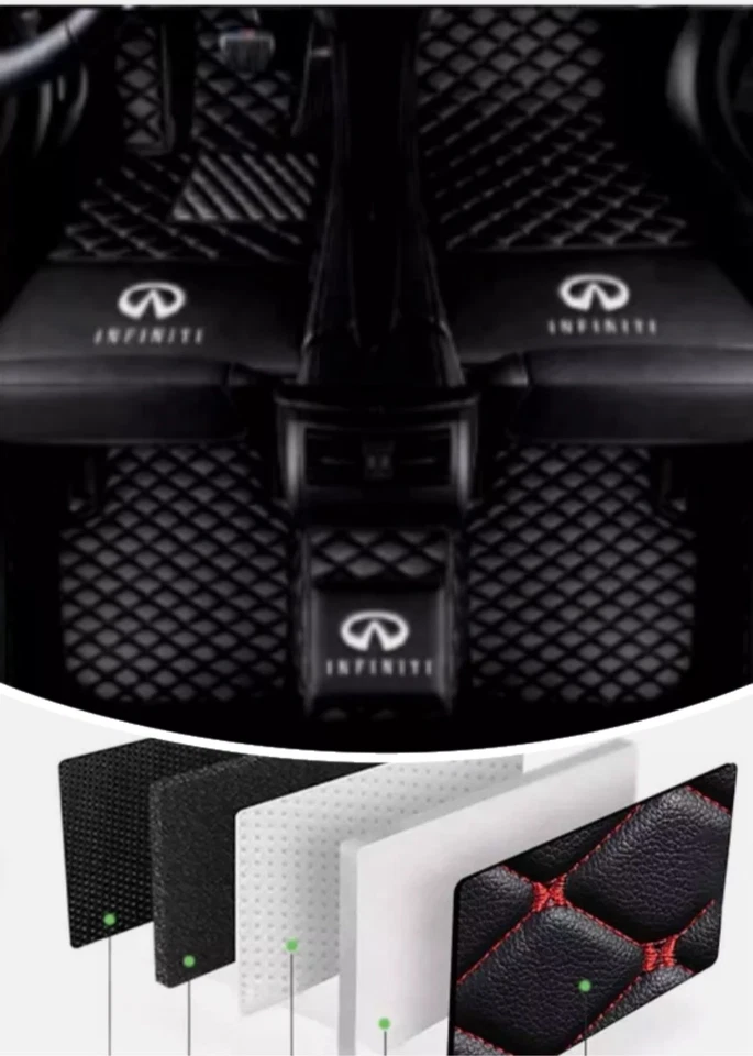 Fit For Infinity G35 G25 G37 G20 Q50 QX50 QX60 M35 M37 M45 Car Floor Mats Liners - Изображение 3 из 4
