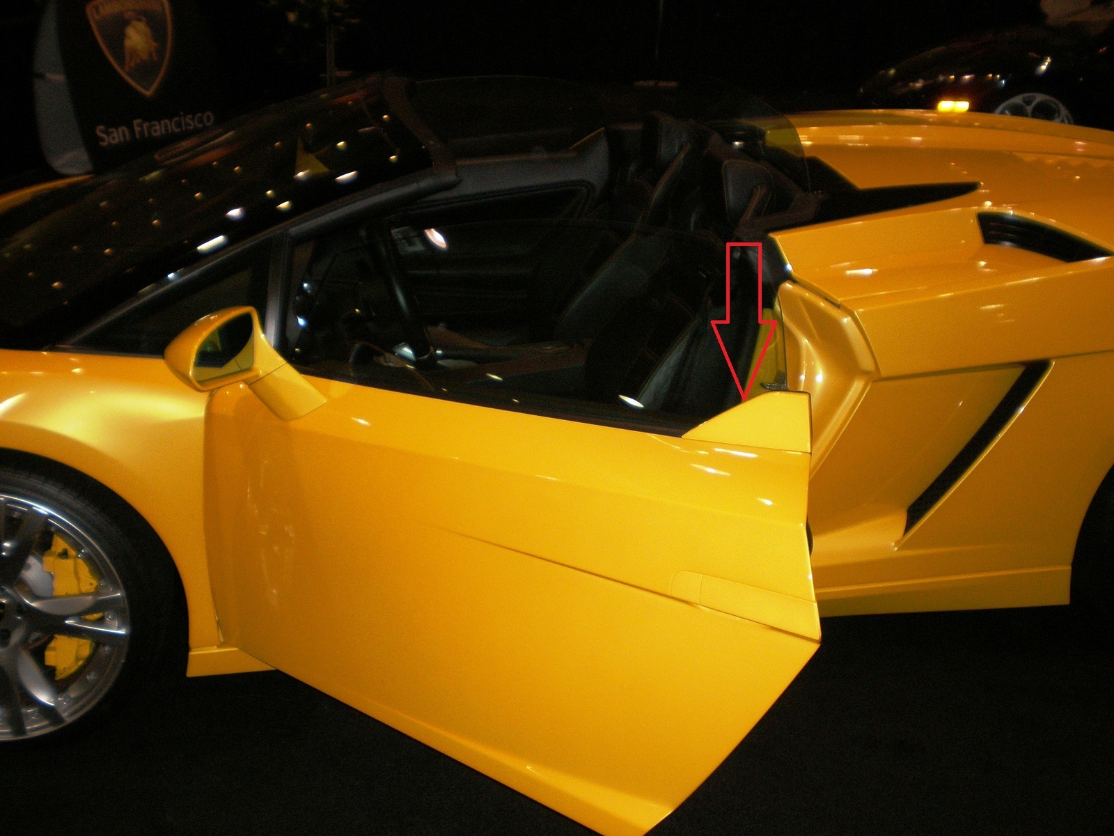 12-14 Lamborghini Gallardo LP550 Spyder Left Driver Door Triangle 407837901 OEM