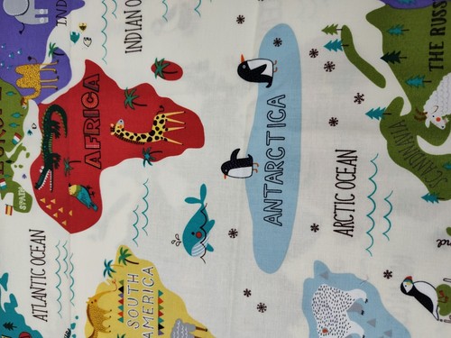 1 Yd Hello World By Abi Hall Moda Fabrics Woven Cotton Fabric - Picture 3 of 6