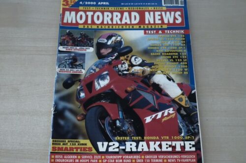 3) Motorrad News 03/2000 - Suzuki GSX-R 400 R mit 53 - MZ RT 125 mit 15PS im Fah - Bild 1 von 1