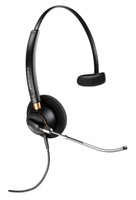 Poly Headset EncorePro HW510V monaural Quick Disconnect kabelgebunden BRANDNEU
