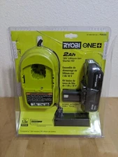 RYOBI ONE+ 18V Lithium-Ion 2.0 Ah Compact Battery and Charger Starter Kit PSK005