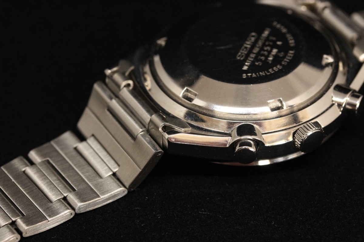 Bracelet w end links for Seiko 6138-8020 6138-8021 stainless steel