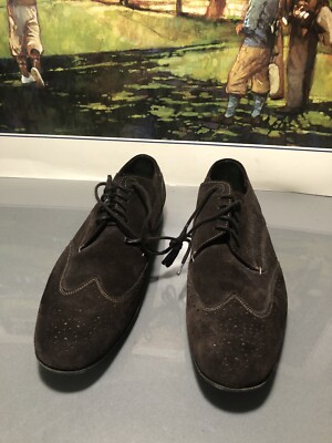 Lacoste Mens Brown Leather Dress Shoes Sz 8 Lace Up | eBay