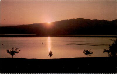 Lake Havasu City, Arizona, Sunrise, Petley Studios, Carlos Elmer, Postcard