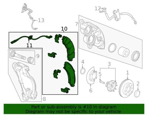 Pastillas de freno delanteras originales GM 2000 Chevrolet Sierra Silverado 2500 3500 85108017 Foto 2 de 2