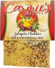 Carmie's Kitchen Jalapeno Cheddar Dip & Cheeseball Mix  - 1.24 oz