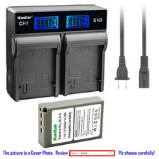 Kastar Battery LCD Rapid Charger for Olympus BLS-5 Olympus OM-D E-M10 Camera