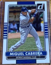 2015 Donruss Miguel Cabrera MLB Baseball Card Detroit Tigers #87