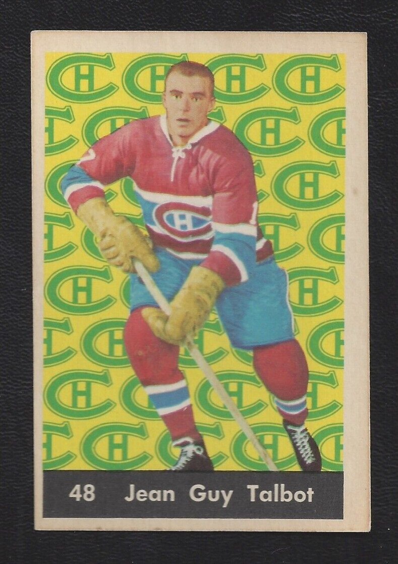 Jean-Guy Talbot #48 Hockey Cards 1961 Parkhurst trading card — raw and PSA graded price guide