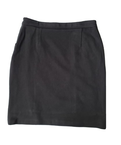 BODEN WG496 Damen A-Linien-Rock schwarz Baumwollmischung mit Taschen. Größe UK 12L, US 16L - Bild 5 von 12