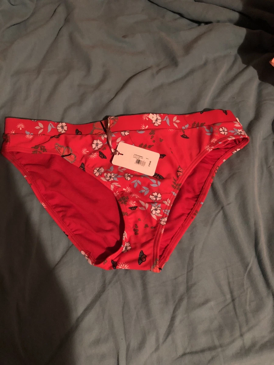 New Ted Baker Red Bikini Bottome Size 4