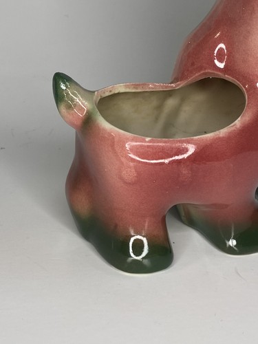 Hull Pottery Dog Pink Puppy Planter Big Sad Eyes Cocker Spaniel 1950s Vintage - Picture 11 of 23