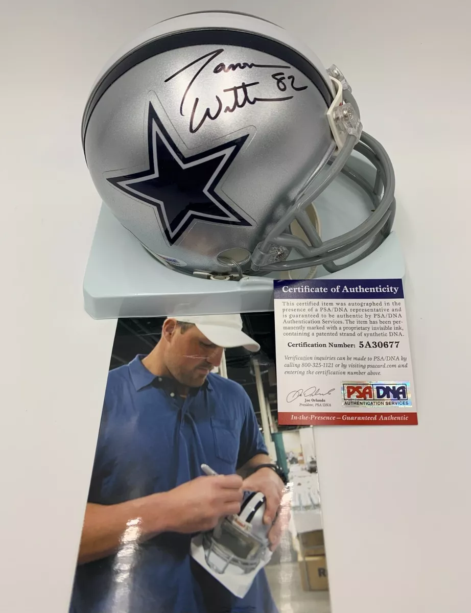 JASON WITTEN signed autographed DALLAS COWBOYS VSR4 mini helmet w
