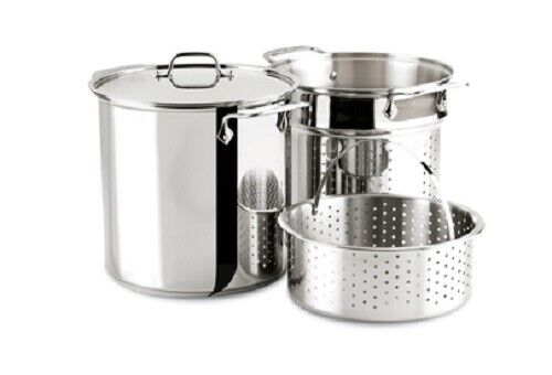 Specialità completamente rivestita in acciaio inox cassaforte per lavastoviglie 12 Qt multicucina con coperchio - Foto 1 di 3