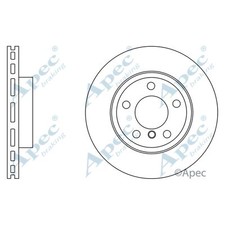 2x Brake Discs Vented For Mini JCW Paceman R61 1.6 Apec Red Front 34119804829