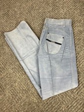 Vintage 70s Levis Corduroy Pants Womens Size 25x33 Blue Straight Adult NOS