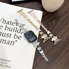 Butterfly Metal Band for Apple Watch Ultra 49mm Series 10 9 8 7 42/44/45/46mm